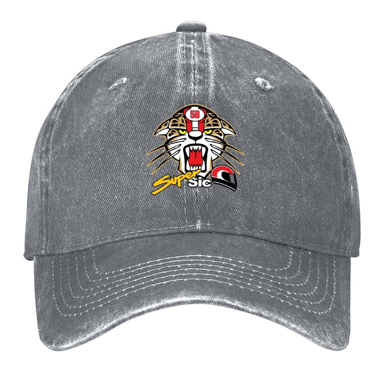 

Бейсболка Marco Simoncelli Super Sic Tiger, Солнцезащитная шляпа, Военная кепка, Мужская шляпа на день рождения, Женская пляжная распродажа 2025, Мужская