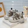 Kids Winter Fleece Lined Non Slip Soft Sole Toddler First Walking Sports Sneakers