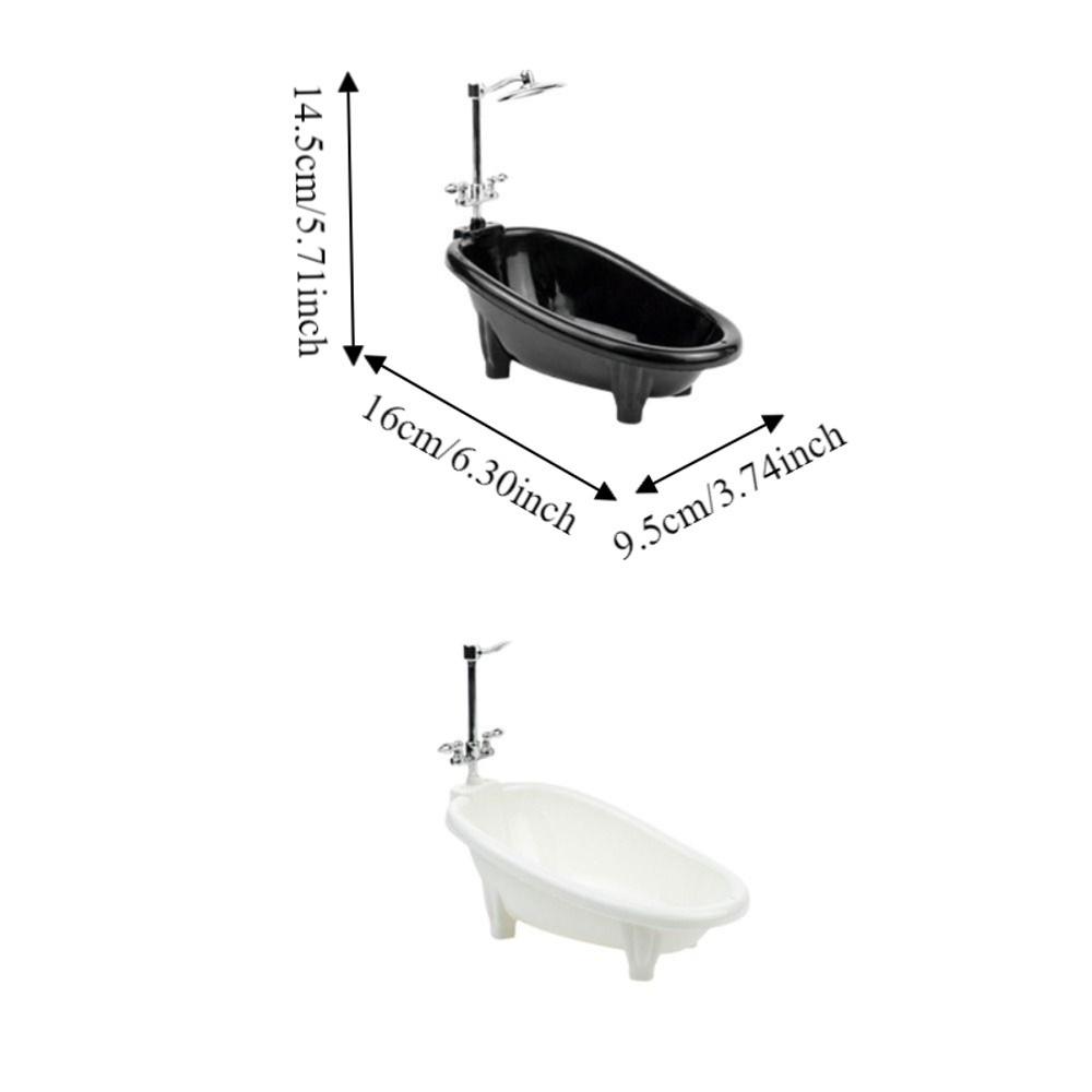 Creative Plastic Turtle Bathing Basin Stable Bathtub Shape Reptile Water Bowl Detachable Pet Basin Terrarium