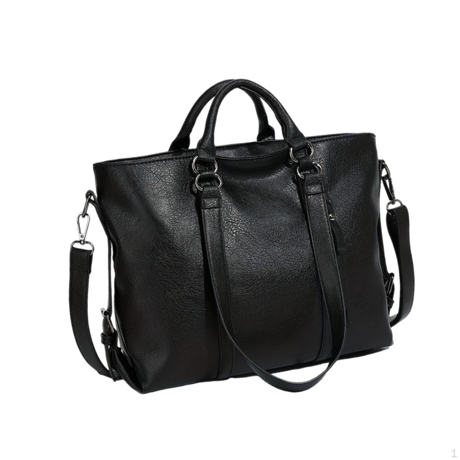 

Женская рабочая сумка-тоут 14 дюймов для компьютера для поездок на работу для девушек леди свадьба путешествия Black