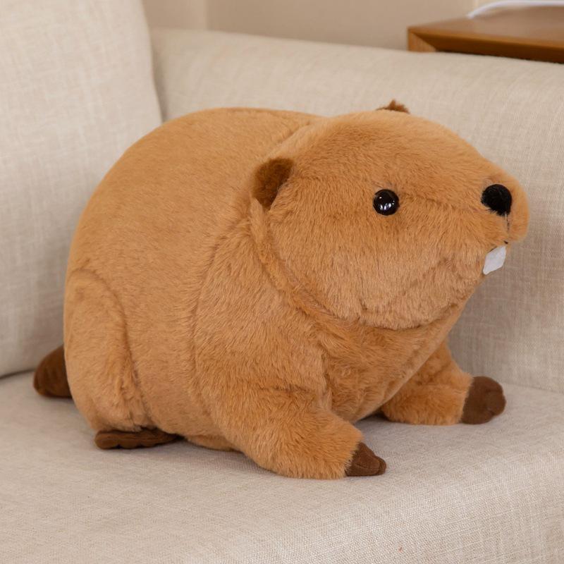 Adorable Pet Beaver Plush Pillow