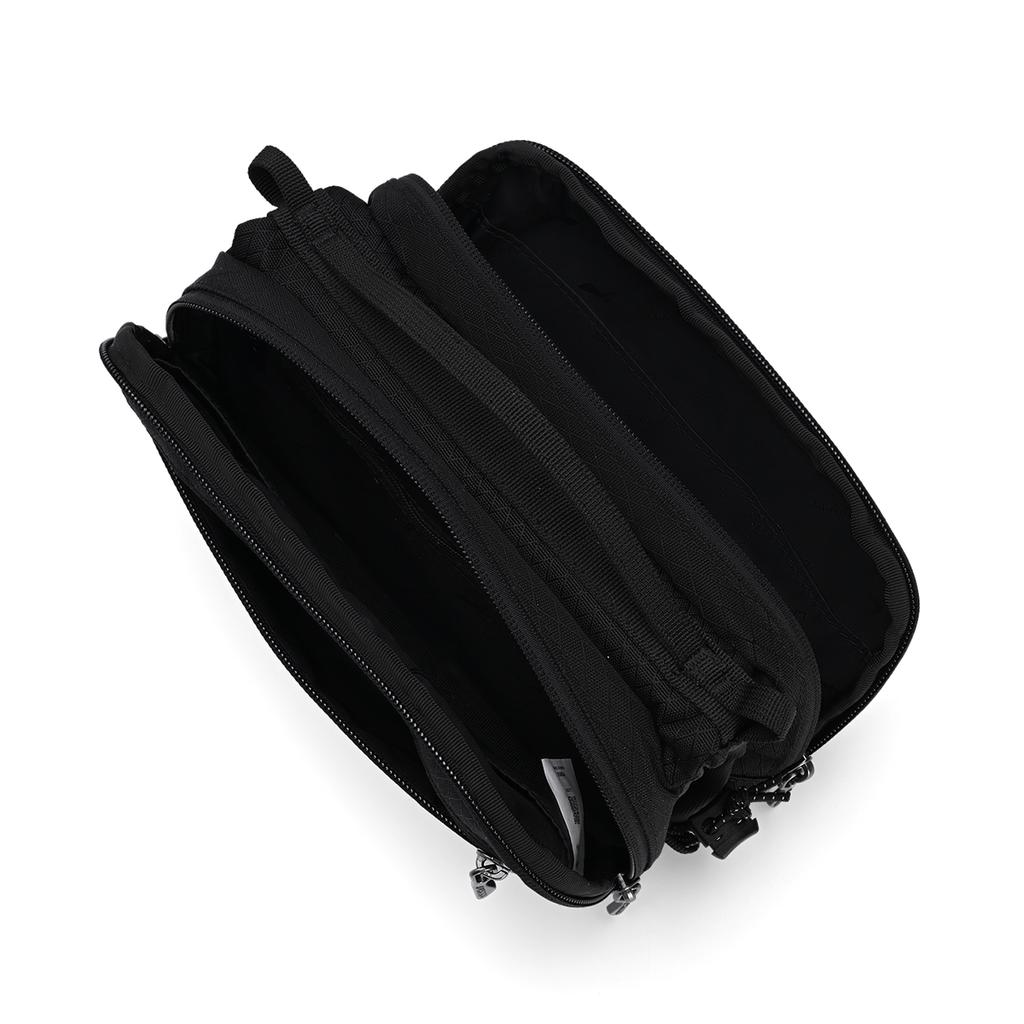 Li Ning Table Tennis Collection Oxford Crossbody Bags Regular Unisex Black & White ABDW199-1