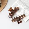 2024 French Minimalist Large Acetate Claw Hair Clip for Women – Strong Grip, High-End Shark Style