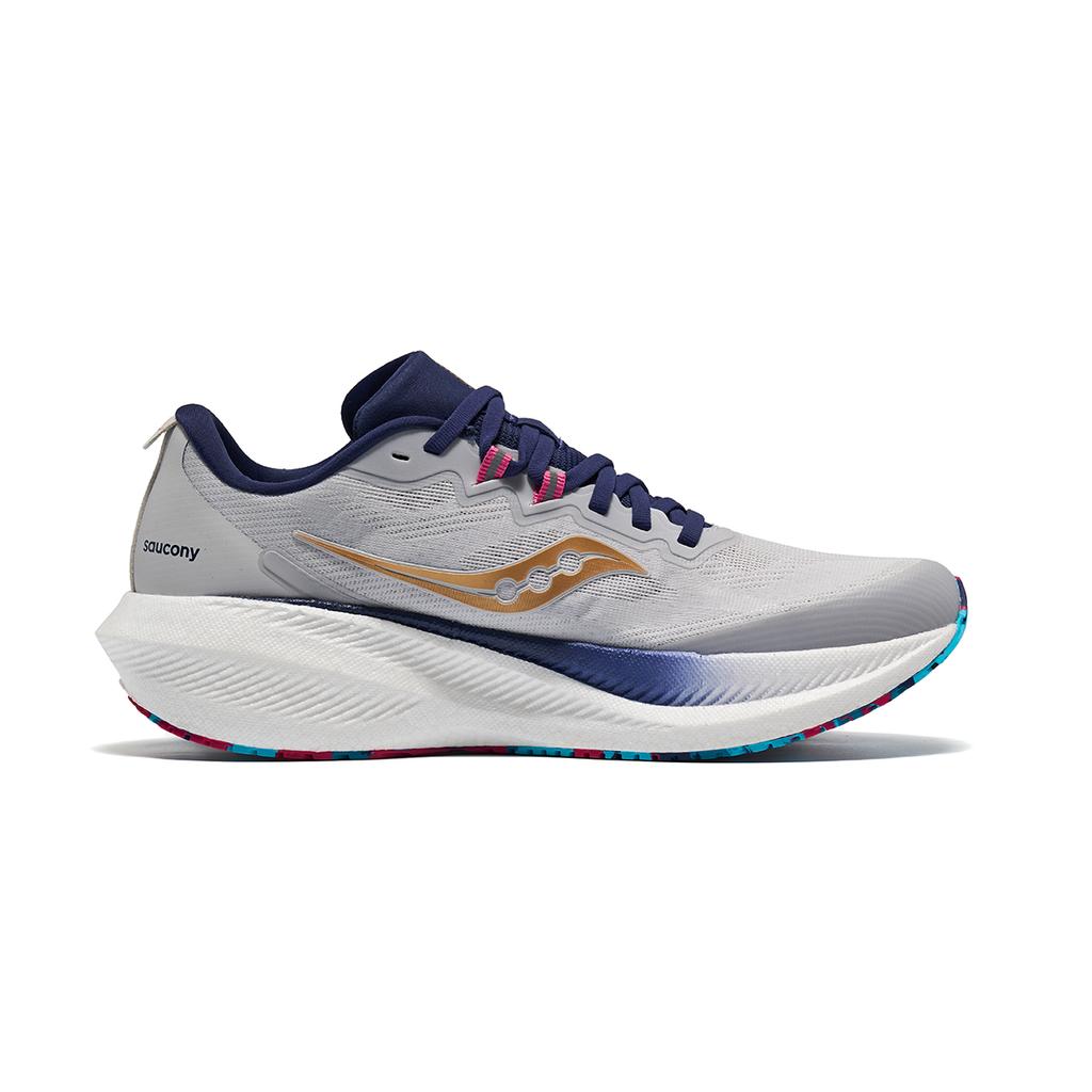 Saucony Triumph 21 SE Comfortable Versatile Non-Slip Durable Low-Top Casual Running Shoes Unisex sneaker Gray Multicolor S28273-3