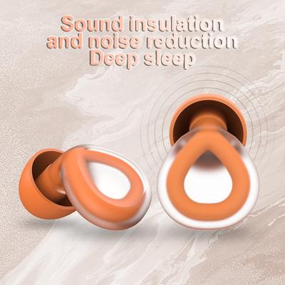 Soundproof Soft Sleep Noise Cancel Reusable Hearing Protection Earplugs Silicone Sleeping Ear Plugs