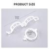 100pcs Functional Garden Plant Support Clips Practical Garden Clips For Securing Tomato Stem And Vegetable Plant