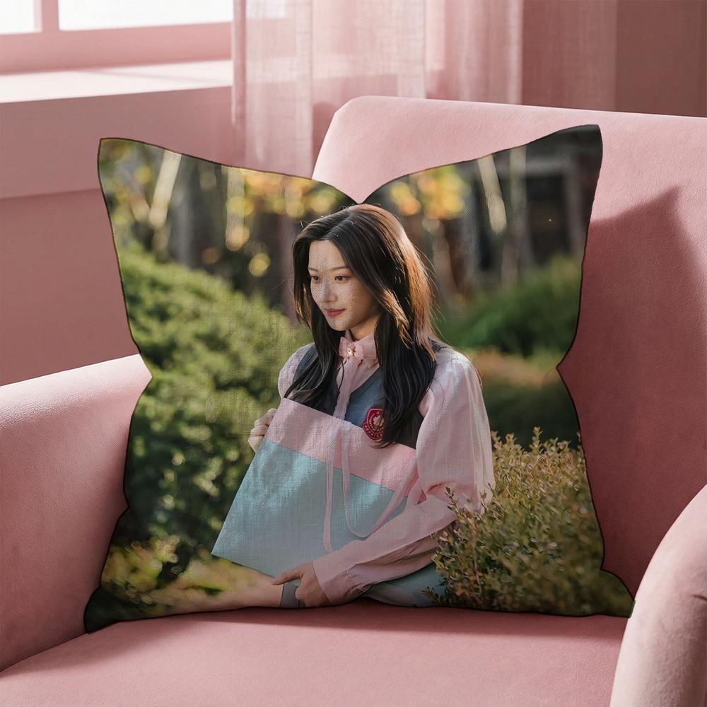 M-Model M-MUNS K-KA Y-YOUNGS Cushion Cover Multi-Scene Pillow Cover for Home & Car - Reversible, Soft & Durable for Daily Use