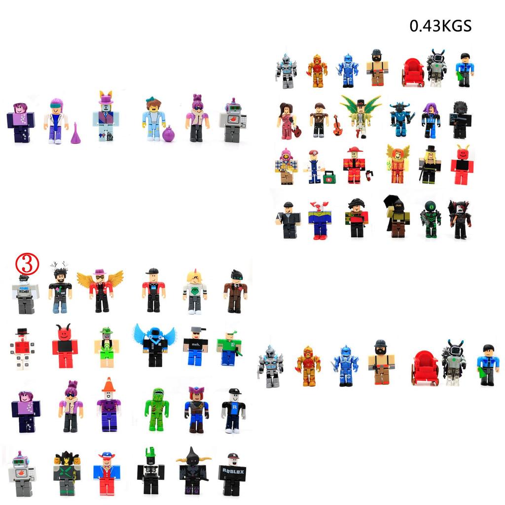Diverse 24pcs Roblox Games Action Figure Collection Delightful Gift For Children