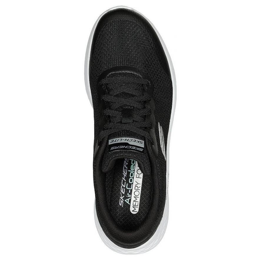 Skechers Sport Womens Comfortable Low-Top Casual Shoes Women Sneaker Black 149992-BKW