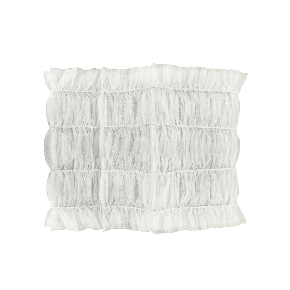 Disposable hair bands individually 100 pieces (white), wrapped,