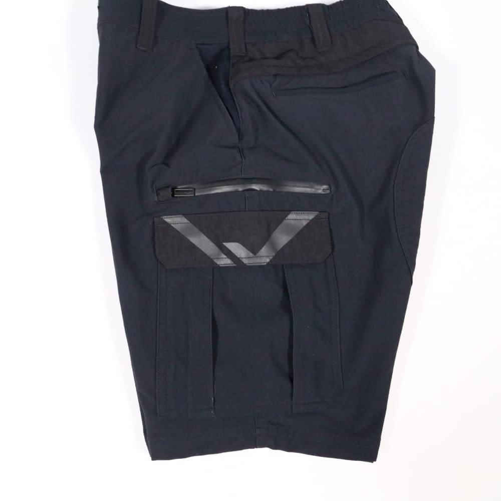 [CO-COS] RKN-6994 [ROCKEN BLACK KITE TOKYO] Half Cargo Pants Black S