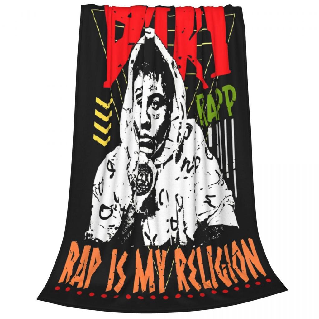 Duki Hip Hop Rapper Fleece Throw Blanket Blanket For Bed Bedroom Ultra-Soft Plush Thin Quilt