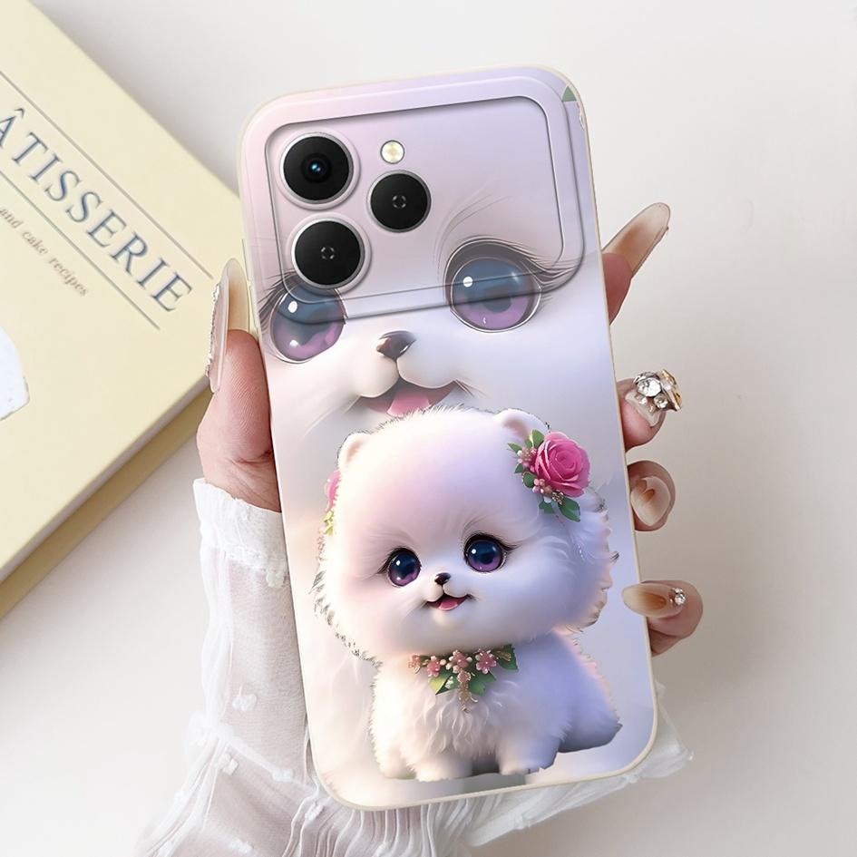 For Tecno Spark 40 Case Popular Cartoon Space Soft Silicone Camera protection Phone Cover For Tecno Spark 40C Spark40 4G Housing