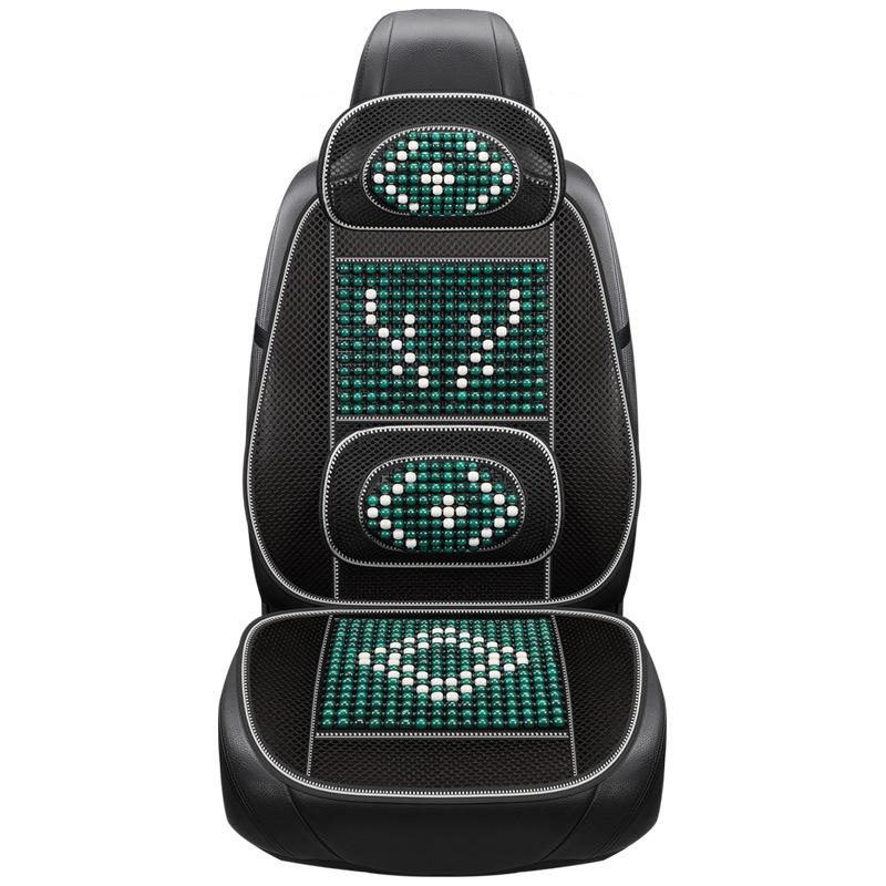 Universal Ventilated Wooden Bead Car Seat Cushion for All Seasons