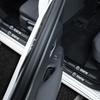 FYWH1 New 1/4/5Pcs Leather Car Door Sill Protector Carbon Fiber Sill Strip For BMW 50th G07 G06 G02 G01 F48 F39 G42 G26 F01 F02 G