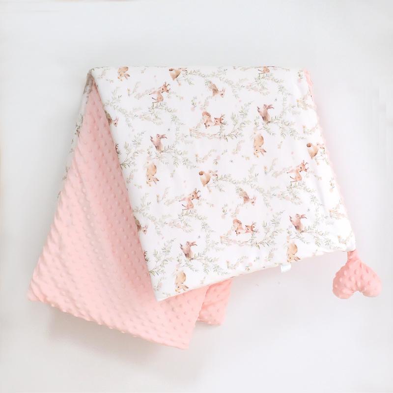 Autumn Winter Baby Blanket with Removable Inner Layer - Soothing Swaddle for Newborns and Toddlers.