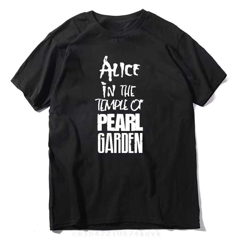 Alice in Chains TShirt T Shirt Alice in The Temple of Pearl Garden Men Fashion Tshirt Summer MenS T Shirts Printed Tee Shirt