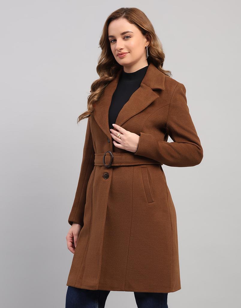 Monte Carlo Women's Collar Full Sleeve Coat