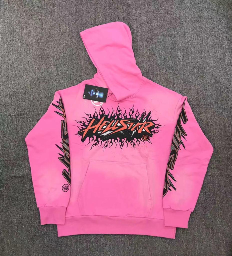 24FW Amerikanischer Retro Hellstar Studios Unisex Hoodie & Jogginghose