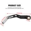 Verstellbarer Schalthebel für F750GS F800GS F850GS F850GS ADV 2017-2025, Motorrad Klappschalthebel Fußpedal Zubehör Ersatz Kompatibel
