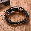 Fashion Popular Simple Handmade Multi-layer Bracelet Cross Sex Men's Bracelet Adornment Holiday Gift