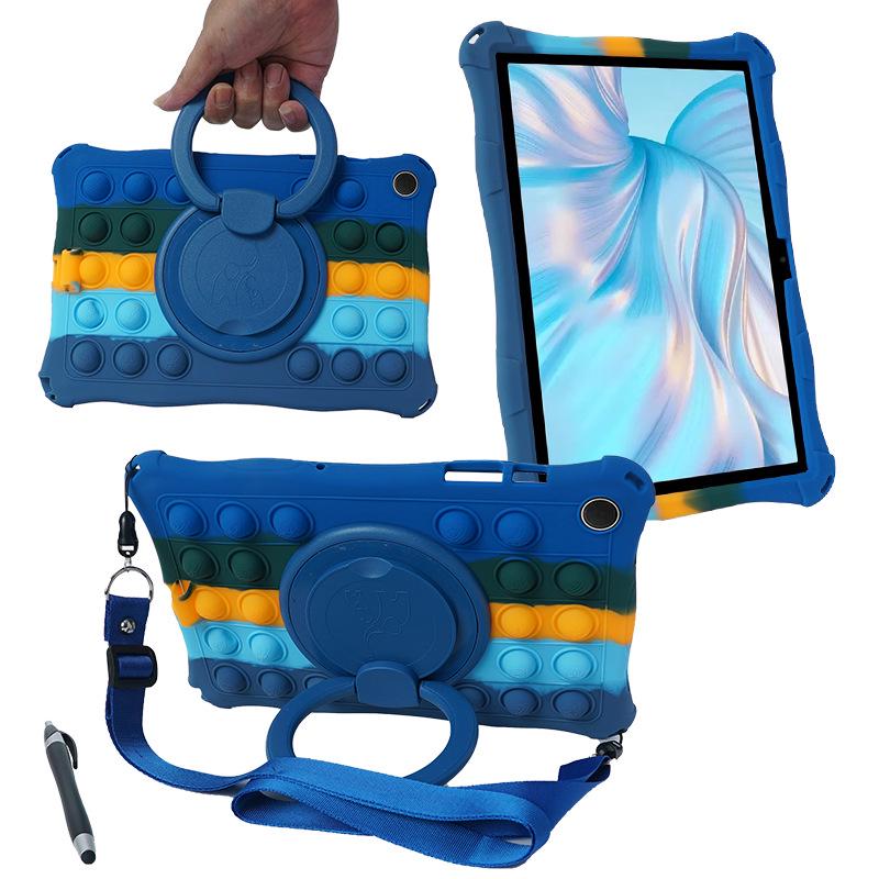 Compatible Rotating Silicone Case for 2023 Samsung A9 Tablet A9+, X110, X210 - Handheld Mouse Killer Model