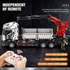 Non-Toxic 2178Pcs Multifunctional Crane Truck Building Blocks Remote Control Engineering Vehicle Rc Car Bricks Kids Toys Birthday Gifts