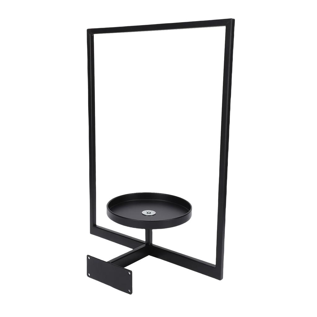 3pcs Wall Plant Holder, Metal Picture Frame Wall Mounted Shelf, Window Plant Shelves Hanging Plants Stand for Indoor Outdoor Decor Living Ro