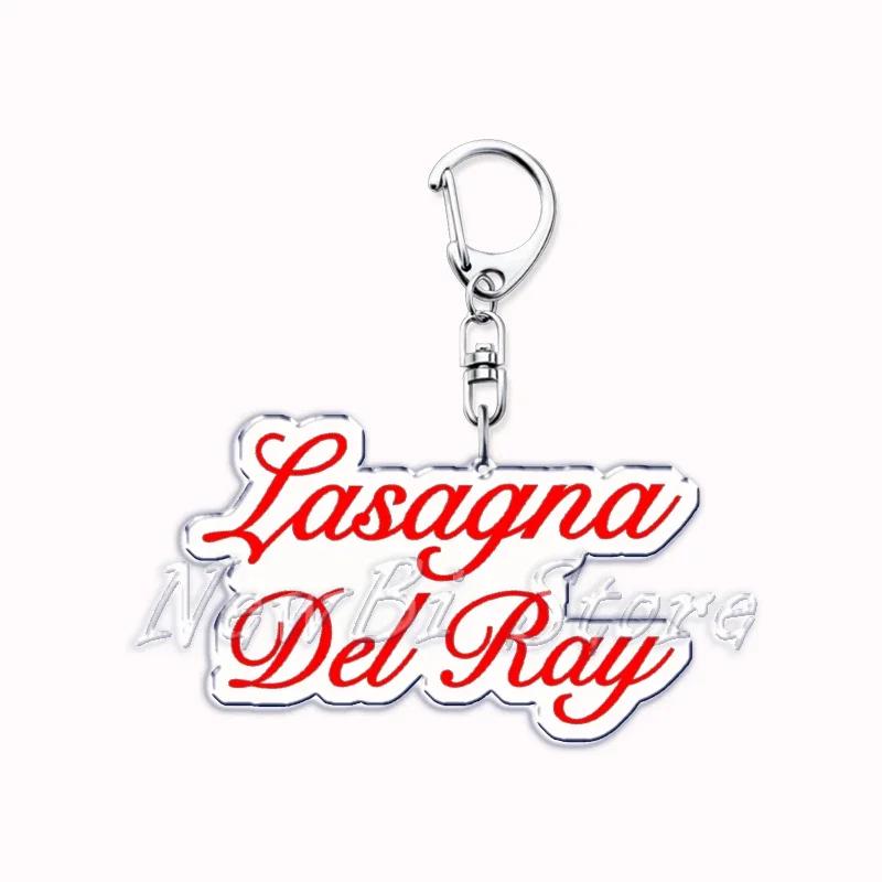 Singer Lana Del Rey Keychain for Accessories Bag Pendant Born To Die Ultraviolence Key Chain Ring Keychains Jewelry Fans Gift