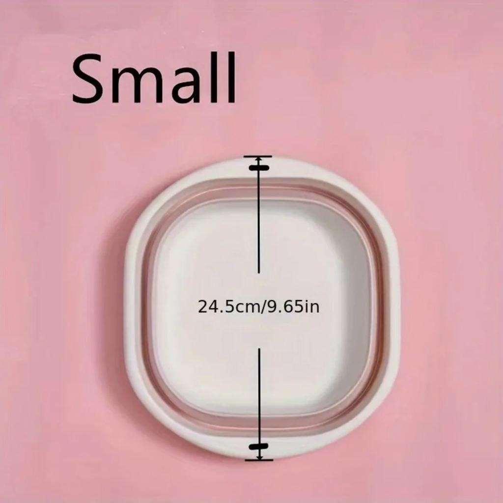 JOYBLISS 3 Pack Collapsible Tub Wash Basin Laundry Baskets Space Saving Storage Container for Dishing Fruit Camping Laundry Hiking Home