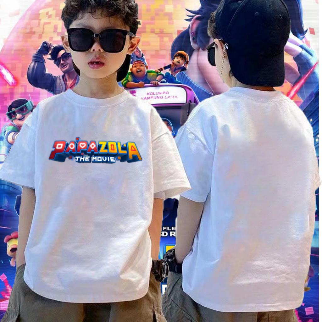 Kids T-shirt Round Neck Short Sleeve T-shirt Cartoon Print Kids T-shirt 100