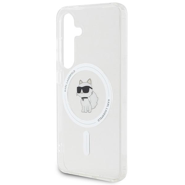 Karl Lagerfeld Klhms24Shfccnot S24 S921 Przeźroczysty/Transparent Hardcase Iml Choupette Magsafe