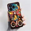 For ZTE Axon 60 Lite / Blade V60 Vita / Nubia V60 Design Case Cute Love Heart Rabbit Casing Black Soft Silicone Protective Cover