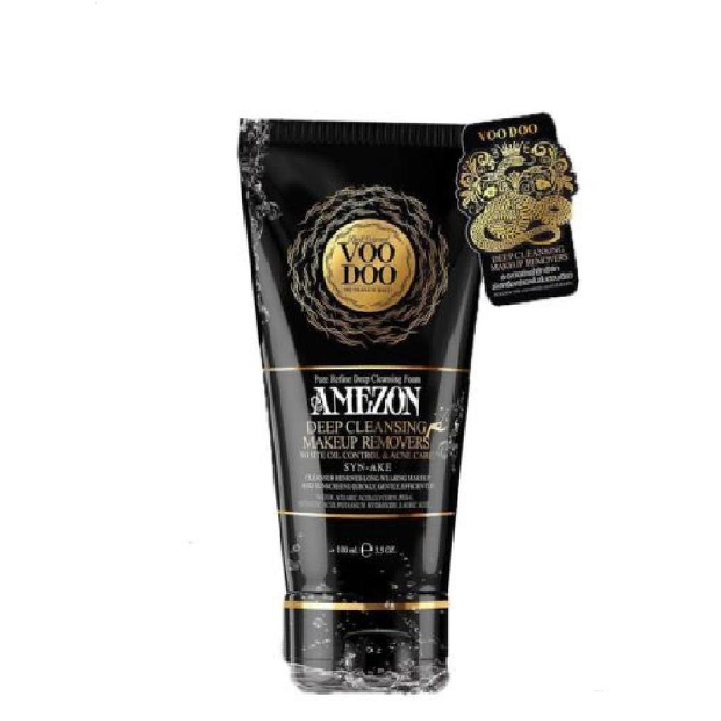 VooDoo Amezon Deep Cleansing Makeup Removers, Syn-Ake, Foam, 100ml