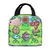 Custom Plants Gaming Zombies Insulated Lunch Bags for School Office Video Game Waterproof Thermal Cooler Lunch Box Unisex