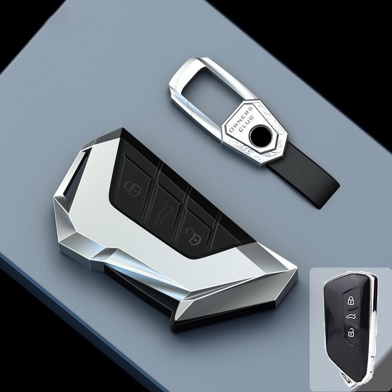 

Zinc Alloy Car Key Case Cover for VW Golf 8 MK8 ID.3 ID.4 Cupra Octavia SEAT Leon MK4 2020 2021 Formentor Tarraco