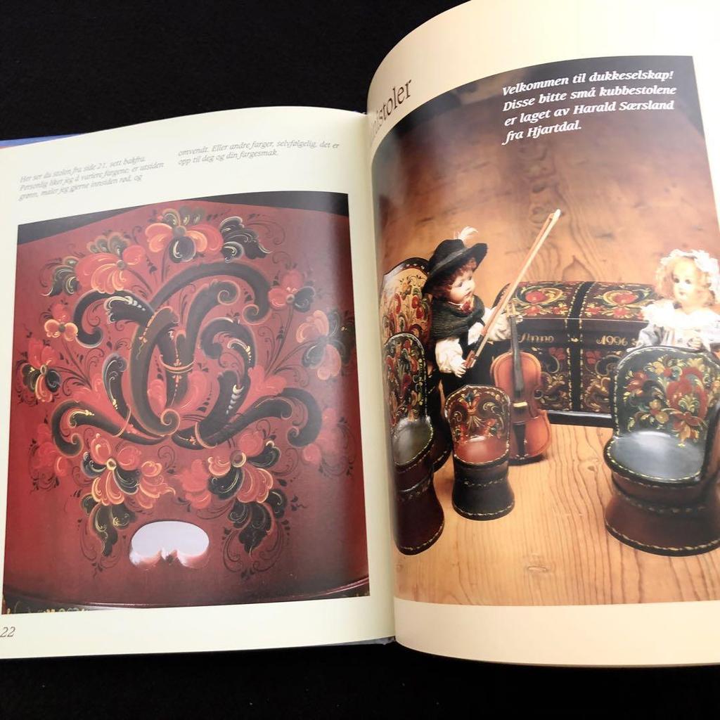 [USED] Nordic Norway Rosemaling Technique Book "Rosemaling" Tole Painting