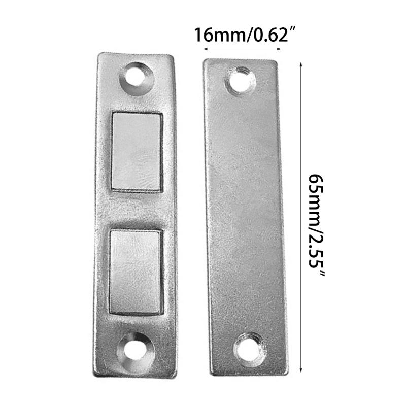 Metal Cabinet Door Magnet Strong Magnetic Closure Durable Cabinet Door Catch for Cabinets Easy Accessory for Cabinets