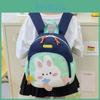 Bunny School Toddler Bag With Breathable Nylon Material And Cute Cartoon Pattern