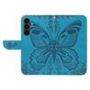 Für Samsung Galaxy S25 FE Hülle Schmetterlingsmuster PU Leder Folio Klapphülle