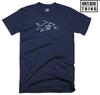 Shark Vs Fish T Shirt Casualwear Face Off Holidays Funny Joke Birthday Gift Top