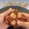 Wooden Twist Cube IQ Puzzle Brain Teasers for Adults Teens Kids Luban Lock Mind Challenge Games Unique Gift Ideas