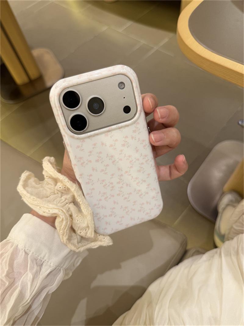 Floral Rhinestone Butterfly Stand Phone Case for iPhone 17/16 Pro Max/15 Pro - Girly Japanese Korean Design iPhone 16