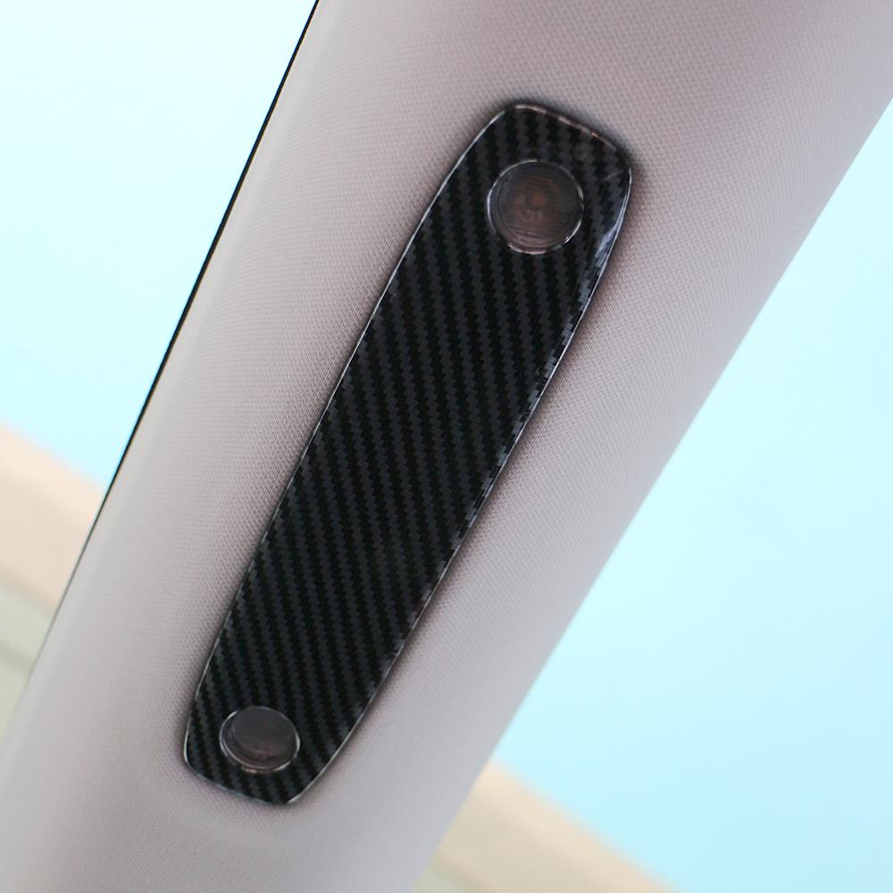 2Pcs Car Roof Reading Light Lamp Cover Trim Sticker for Tesla Model3 Modely Model 3 Model Y 2017 - 2021 Interior Accessories
