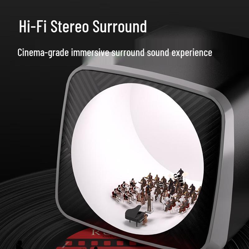 Founder C200 Desktop Stereo Speakers CN plug (adapter included)