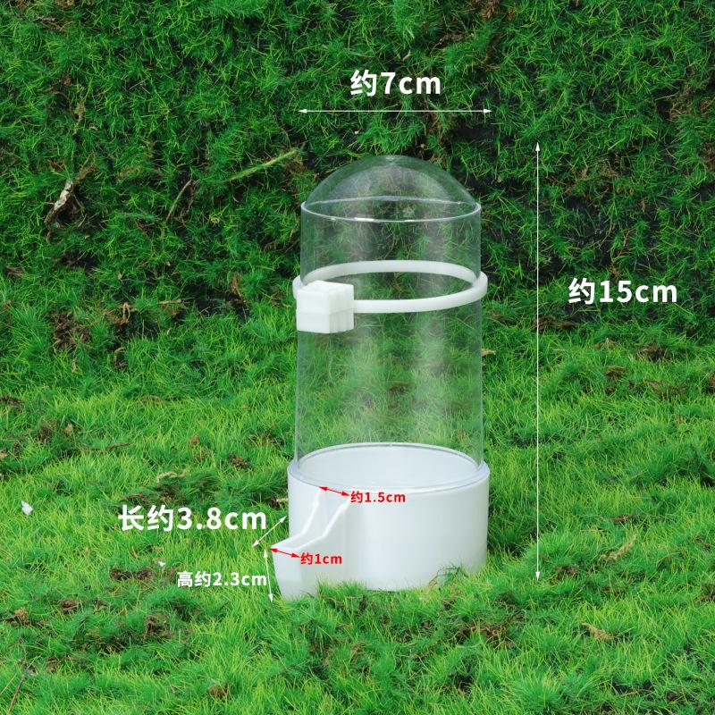 

1 шт., случайный цвет, стиль, кормушки для птиц, поилка для птиц, клетки для попугаев, диспенсер для воды, бутылки, поилки, товары для домашних животных 450ml белый