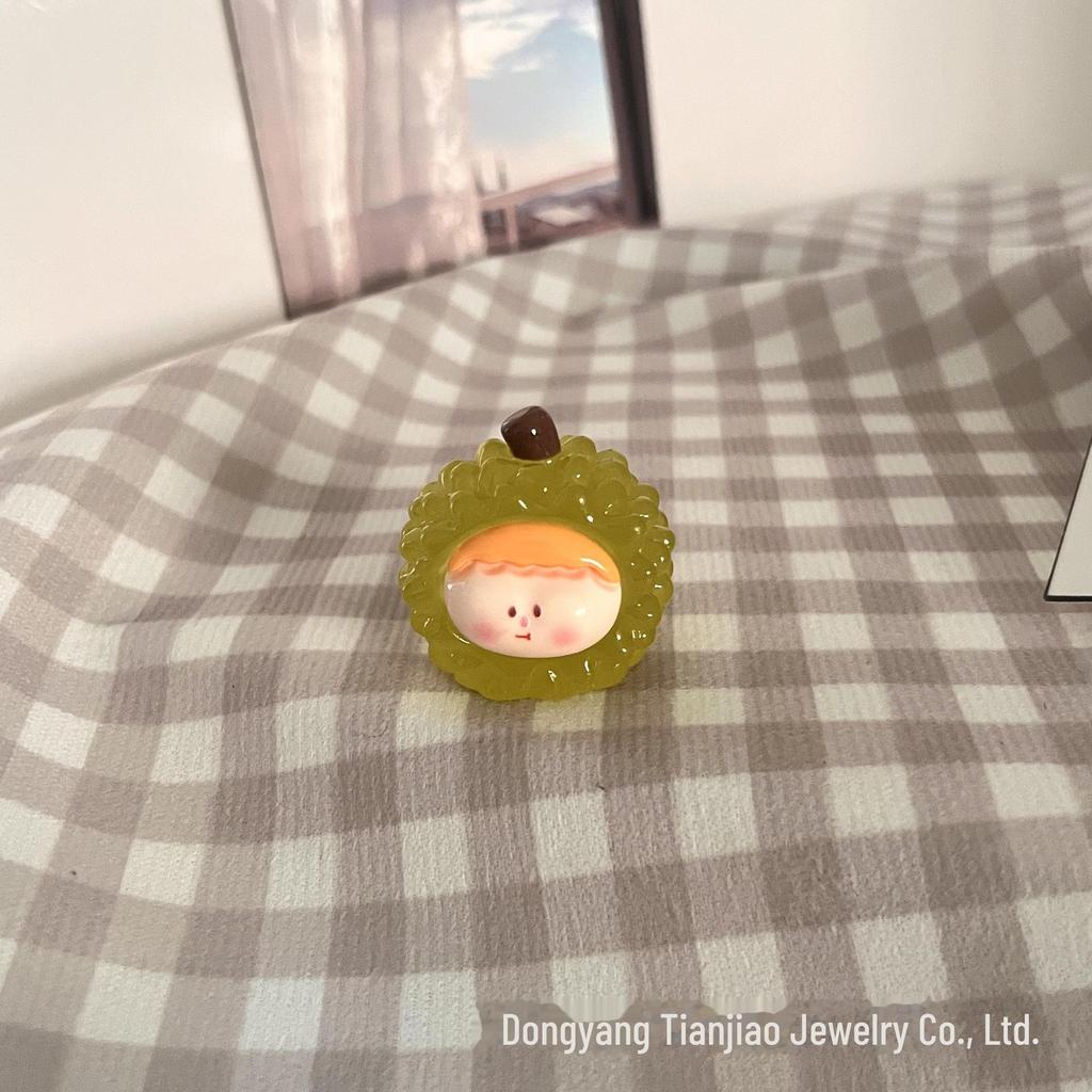 Creative Lilith Li Si Solid Color Resin Fruit Ornaments - DIY Jewelry & Fun Blind Bag