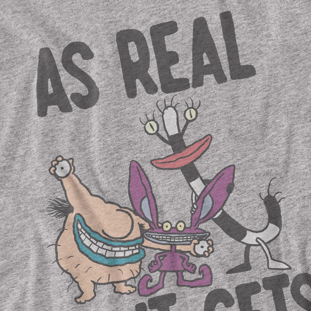 Aaahh!!! Echte Monster Unisex Erwachsenen T-Shirt So Echt Wie Es Nur Geht