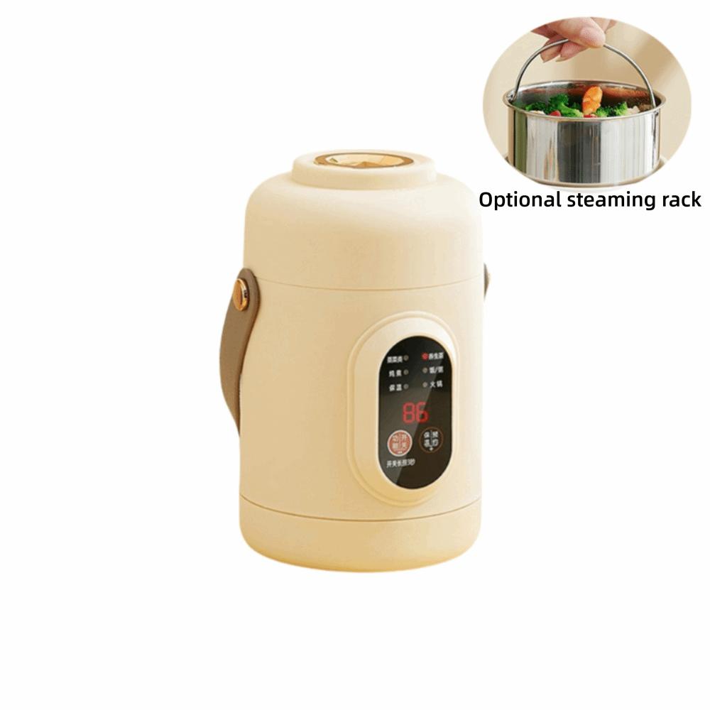 Cuiseur à riz compact pliable pour voyage Prise US Boîte à lunch chauffante Hiver