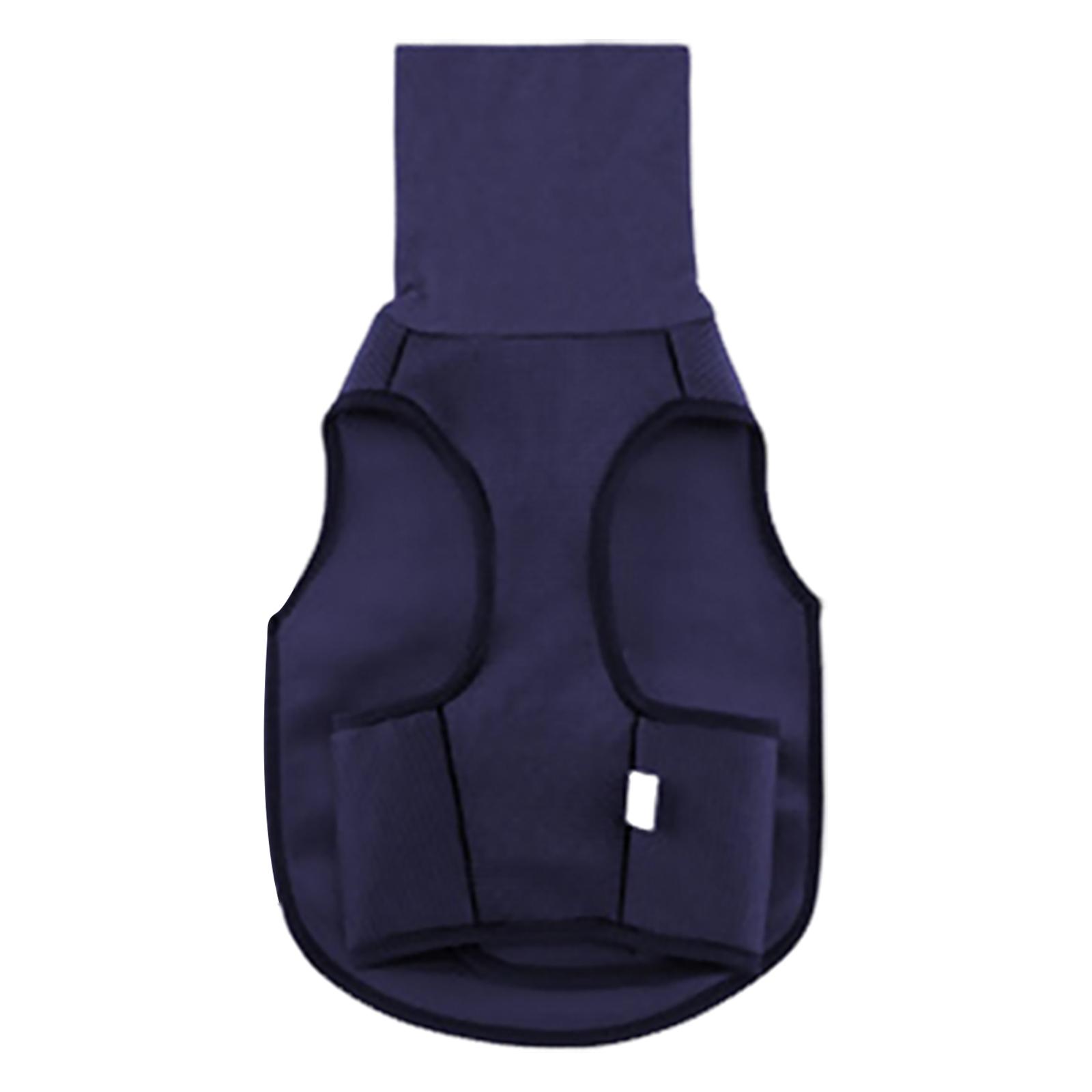 

Breathable Dog Jacket with Reflective Dog Soothing Clothes Adjustable Pet Anti-Scare Pullover Clothes for Small Medium Large Dog XXL синій